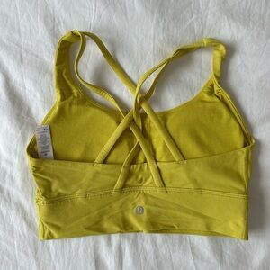 lululemon athletica Yellow Sports Bra
